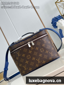 Louis Vuitton Vanity Chain Pouch M12668 dark blue