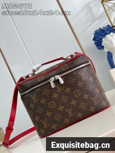 Louis Vuitton Vanity Chain Pouch M12668 red