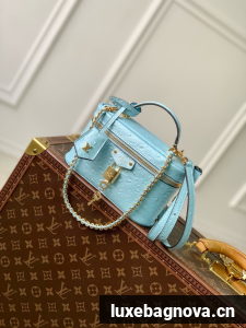 Louis Vuitton Vanity PM M25123 light blue