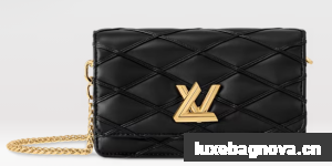 Louis Vuitton Wallet On Chain GO-14 M13139 black