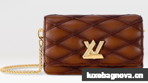 Louis Vuitton Wallet On Chain GO-14 M13841 Tan