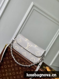 Louis Vuitton Wallet On Chain Ivy M14225 Brume & Quartz