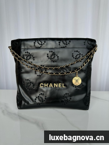 CHANEL 22 SMALL HANDBAG AS3260 black
