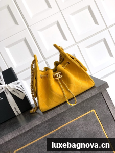 CHANEL 25 MINI HANDBAG AS5631 YELLOW