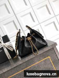 CHANEL 25 MINI HANDBAG AS5631 black