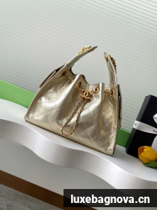 CHANEL 25 SMALL HANDBAG AS5293 Gold