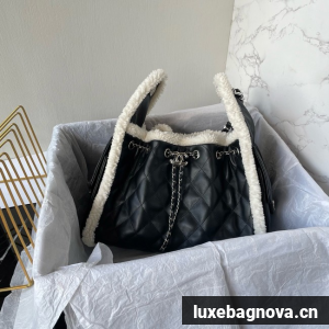 CHANEL 25 Small Handbag AS5293 black&Silver