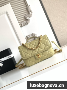 CHANEL Flap Bag AP5347 green