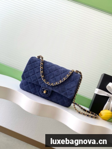 CHANEL Flap Bag AS5991 blue