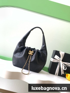 CHANEL Hobo Handbag AS5976 black