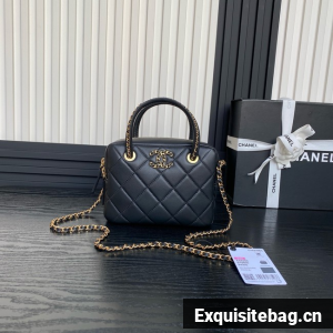 CHANEL LONG VANITY WITH CHAIN AS5300 black