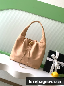 CHANEL Large Hobo Bag AS5967 Apricot