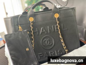 CHANEL Large Tote A66941 black