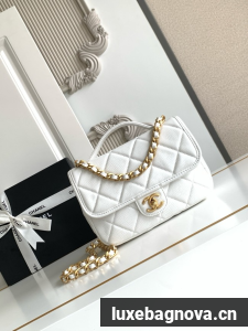 CHANEL Mini Flap Bag AP5147 white