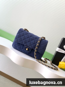 CHANEL Mini Flap Bag AS5989 blue