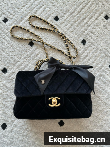 CHANEL small Flap Bag with Top Handle Tweed&Silk AS5702 Black