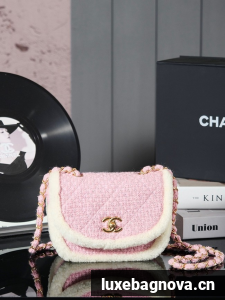CHANEL SMALL HANDBAG 24N pink