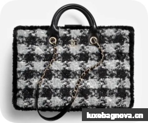 CHANEL Shopping Bag AS5689 Black & Grey