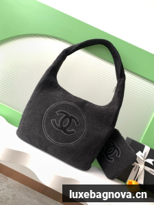 CHANEL Shopping Bag A7566 Black