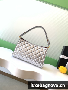 CHANEL Shoulder Bag AS6045 Silver