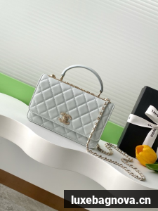 CHANEL Wallet On Chain AP4323 light gray