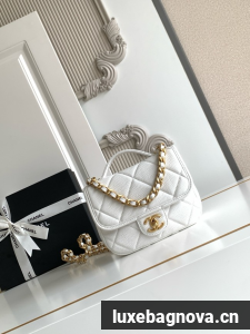 CHANEL Wallet On Chain AP5146 white