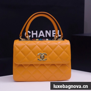 CHANEL mini Flap Bag With Top Handle 4654-9