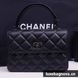 CHANEL small Flap Bag With Top Handle 92236-1