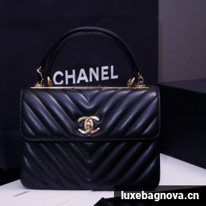 CHANEL small Flap Bag With Top Handle 92236-33