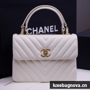 CHANEL small Flap Bag With Top Handle 92236-34