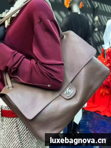 Chanel 26SS Original Leather Tote Shopping Bag 1A013 Gray