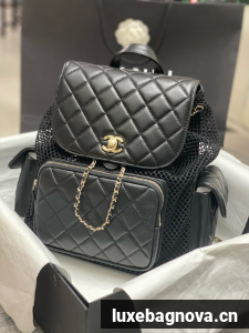 Chanel BACKPACK AS5483 BLACK