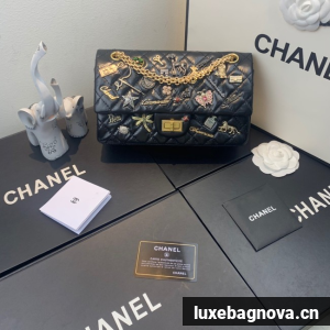 Chanel CLASSIC 11.12 HANDBAG AS1112 BLACK