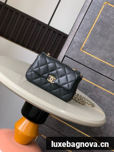 Chanel CLASSIC Original Lambskin 11.12 HANDBAG AS6563 black