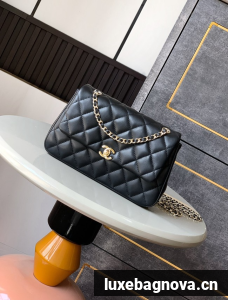 Chanel CLASSIC Original Lambskin 11.12 HANDBAG AS6565 black