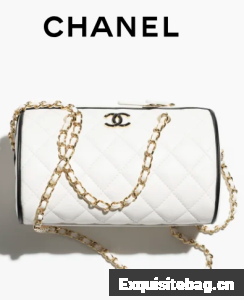 Chanel CLUTCH WITH CHAIN AP4515 White & Black
