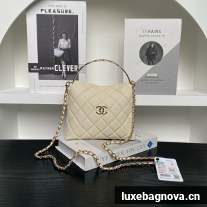 Chanel CLUTCH WITH CHAIN AP4591 light yellow