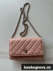 Chanel Classic Wallet On Chain Grained Calfskin AP4241-8