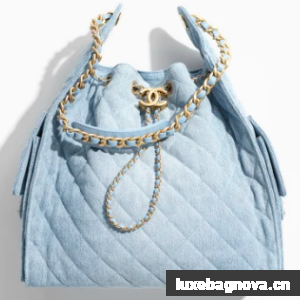 Chanel Denim HOBO BAG AS5311 blue