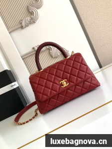 Chanel FLAP BAG WITH TOP HANDLE 92990-11