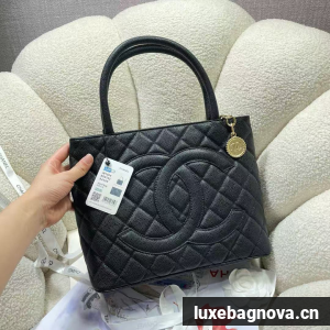 Chanel Grained Calfskin tote Bag AS5573 black