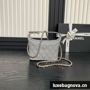 Chanel HOBO HANDBAG AP4386 gray