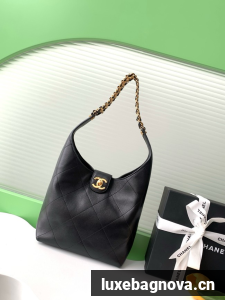 Chanel HOBO HANDBAG AS5403 black