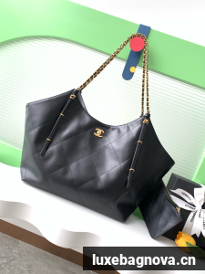 Chanel HOBO HANDBAG AS5463 black