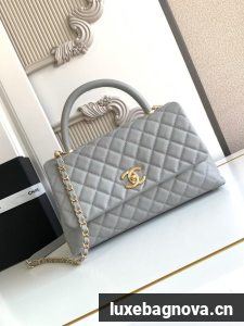 Chanel LARGE FLAP BAG WITH TOP HANDLE 92991-10