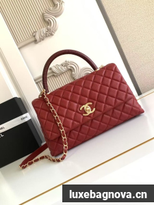 Chanel LARGE FLAP BAG WITH TOP HANDLE 92991-11