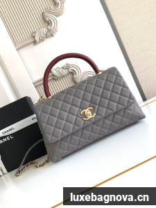 Chanel LARGE FLAP BAG WITH TOP HANDLE 92991-15