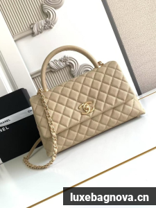 Chanel LARGE FLAP BAG WITH TOP HANDLE 92991-4