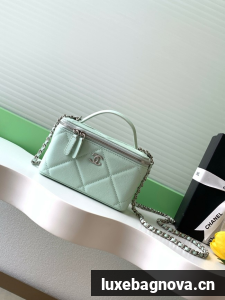 Chanel Long Vanity with chain AP4933 Lake green