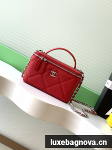 Chanel Long Vanity with chain AP4933 red